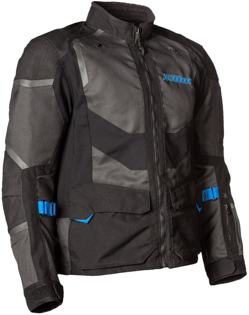 BAJA S4 JACKET BLACK - KINETIK BLUE